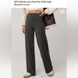 Offline Real Me High Waisted wide leg trouser size M like new